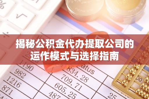 竹北揭秘公积金代办提取公司的运作模式与选择指南