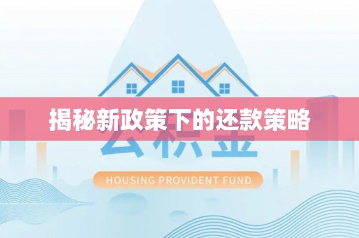 竹北揭秘新政策下的还款策略