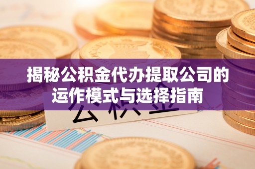 竹北揭秘公积金代办提取公司的运作模式与选择指南