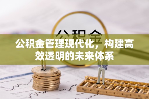 竹北公积金管理现代化，构建高效透明的未来体系