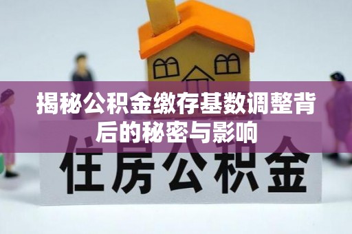 竹北揭秘公积金缴存基数调整背后的秘密与影响