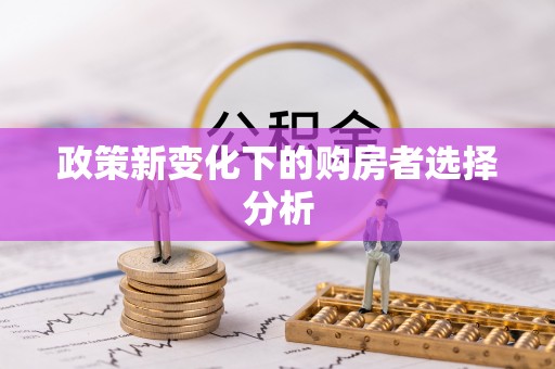 竹北政策新变化下的购房者选择分析