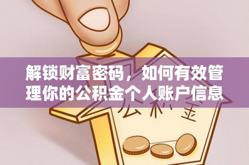 竹北解锁财富密码，如何有效管理你的公积金个人账户信息