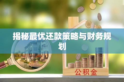 竹北揭秘最优还款策略与财务规划