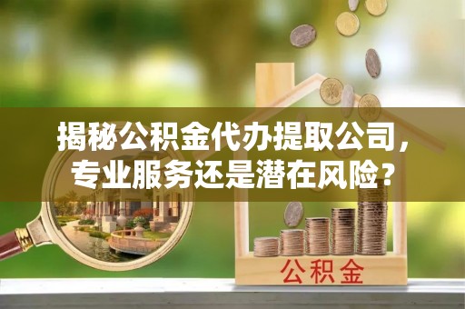 竹北揭秘公积金代办提取公司，专业服务还是潜在风险？