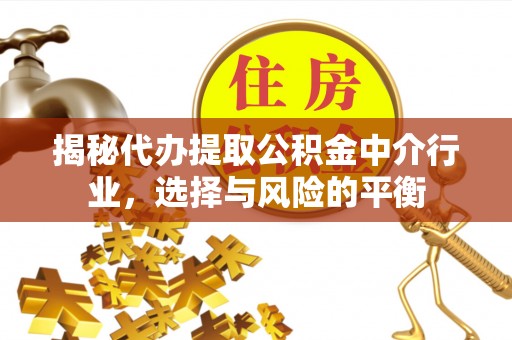 竹北揭秘代办提取公积金中介行业，选择与风险的平衡