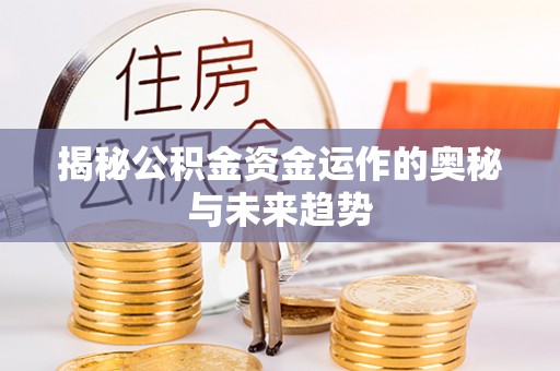 竹北揭秘公积金资金运作的奥秘与未来趋势
